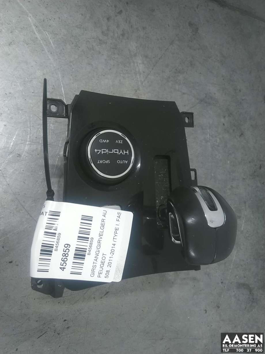Girstang/girvelger automat til Peugeot 508, 2011-2014 (Type I, Fase 1)  (98 017 844 80)