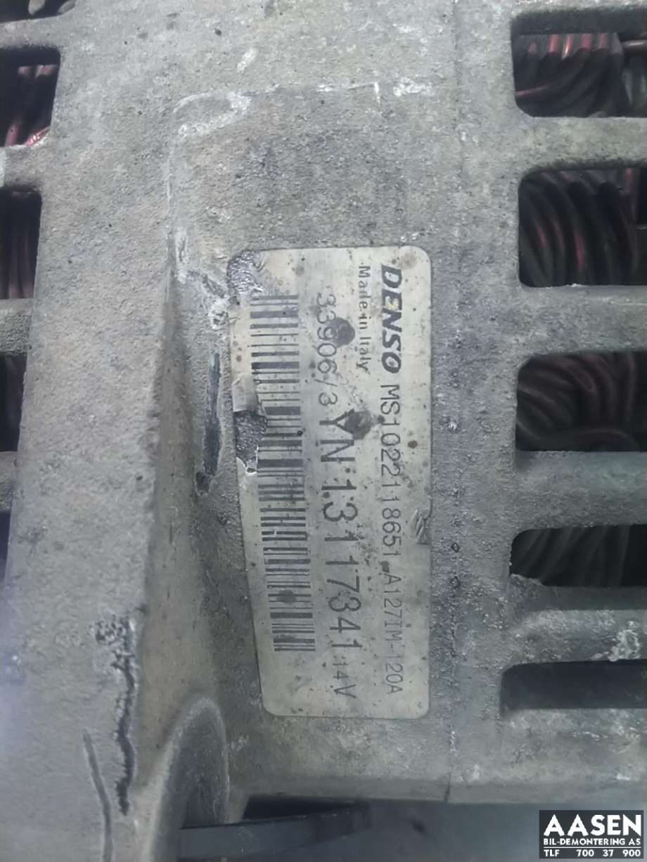 Dynamo diesel til Saab 9-3 2003-2007 (Type II, Fase 1)  
