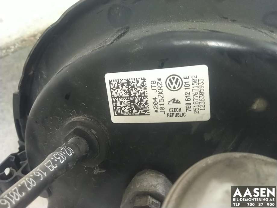 Bremsekraft-forsterker til VW Transporter / Caravelle 2015-2019 (T6) (T6) (7E0 612 105 C|)