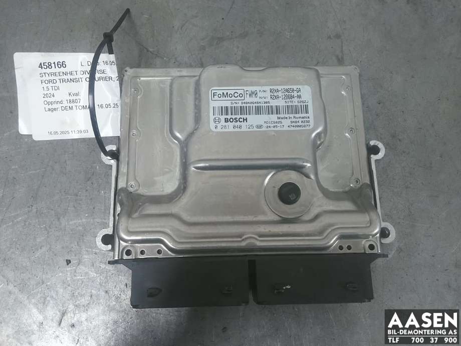 Styreenhet motor til Ford Transit Courier, 2024-->> (Type II)  (2696090)