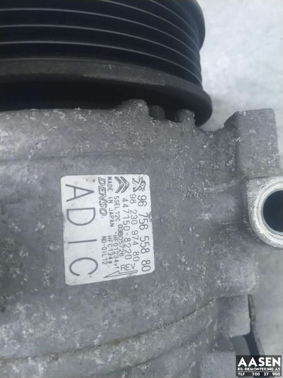 Aircondition kompressor til Peugeot 5008 2017-->> (Type II)  (98 756 558 80|98 230 974 80|)