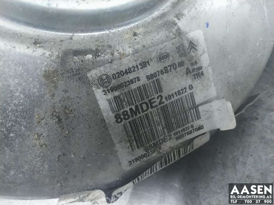 Bremsekraft-forsterker til Peugeot 5008 2017-->> (Type II)  (16 169 053 80|)