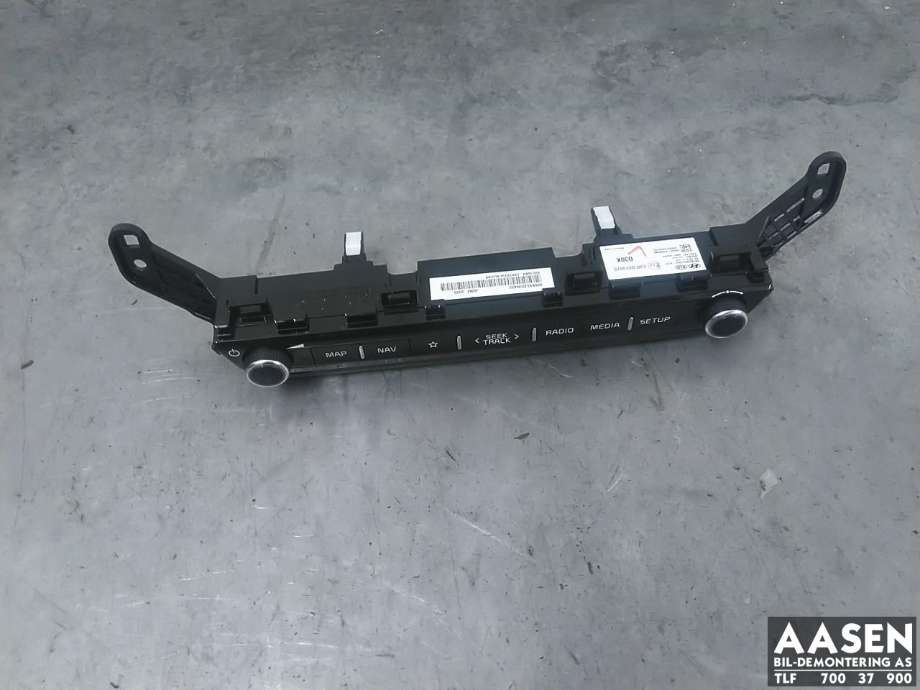 Bilstereo navigasjon betjeningspanel til Kia Niro 2016-2021 (96540G5300WK|)