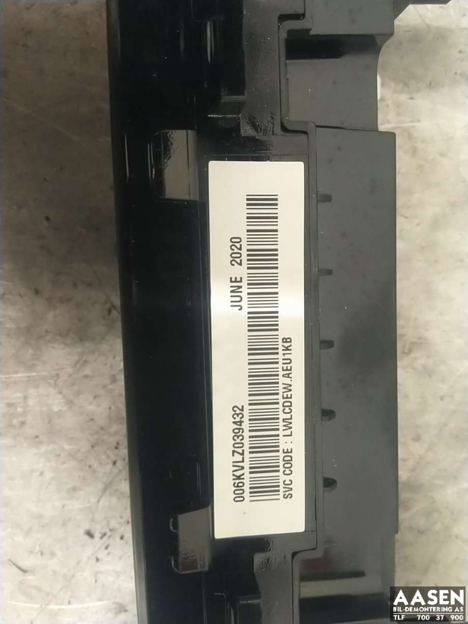 Bilstereo navigasjon betjeningspanel til Kia Niro 2016-2021 (96540G5300WK|)