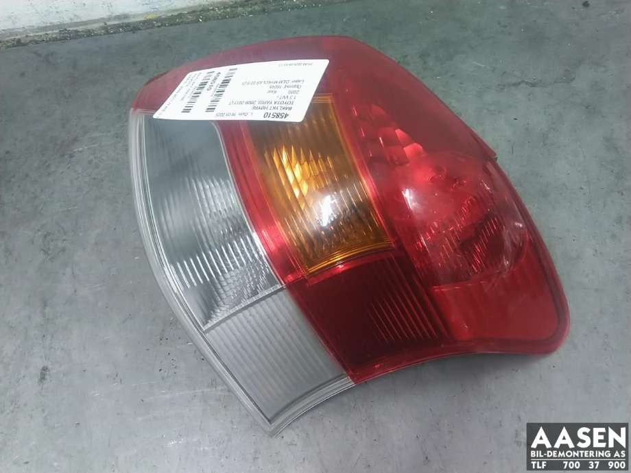 Baklykt høyre til Toyota Yaris, 2009-2011 (Type II, Fase 2)  (815510D250)