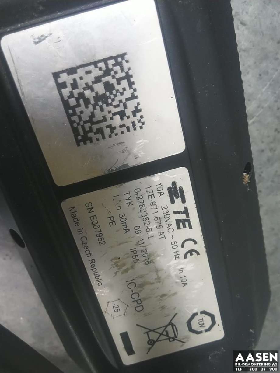 Batterilader kabel til VW E-Up 2013-2019  (12E 971 675 AT|)