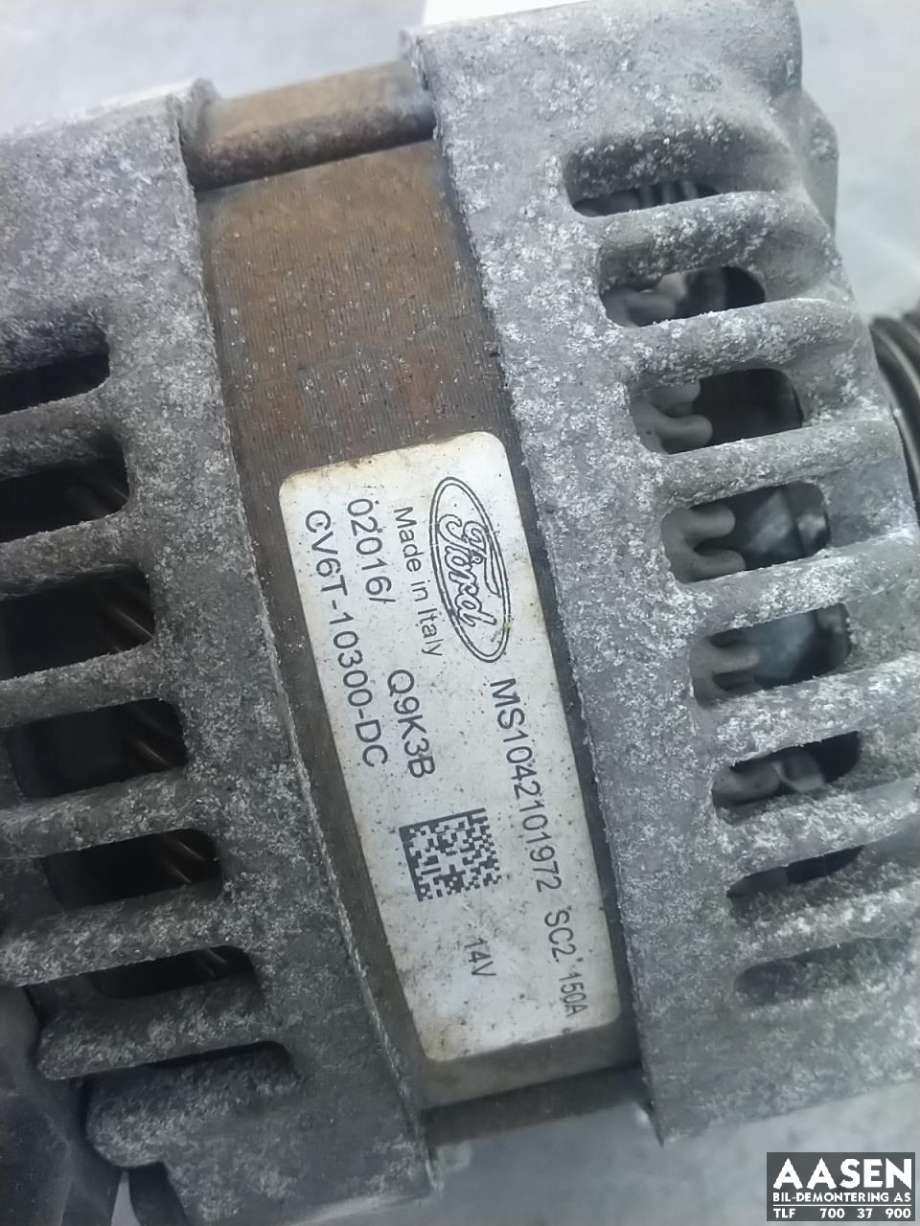 Dynamo til Ford Focus 2014-2018 (Type III, Fase 2)  (CV6T-10300-DC|1821291|)