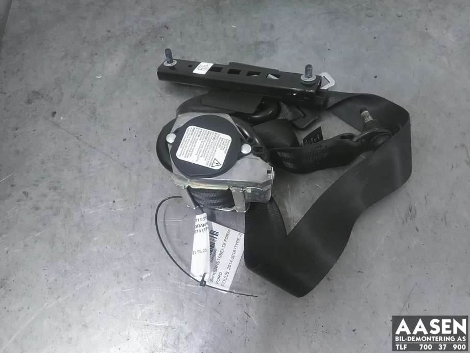 Sikkerhetsbelte foran høyre til Ford Focus, 2014-2018 (Type III, Fase 2)