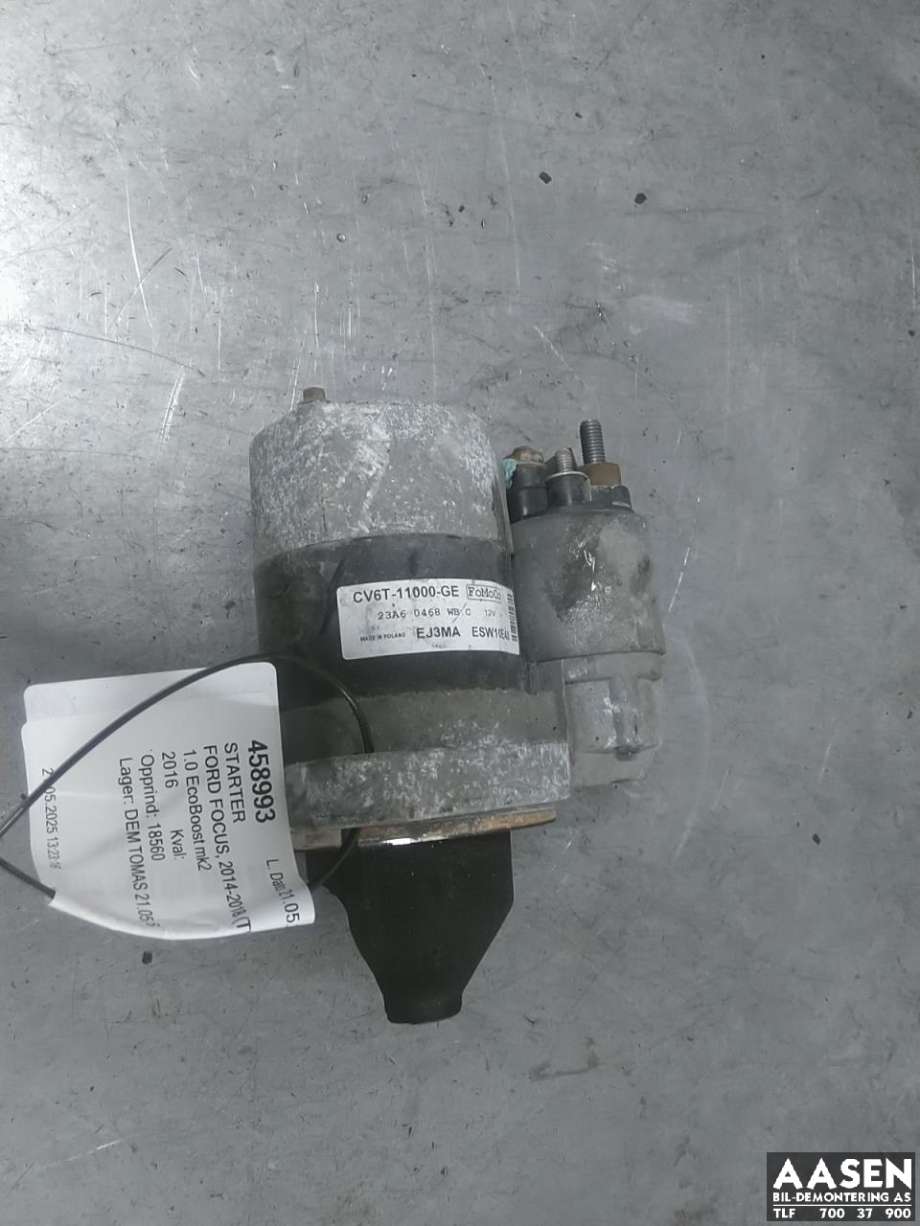 Starter til Ford Focus, 2014-2018 (Type III, Fase 2)