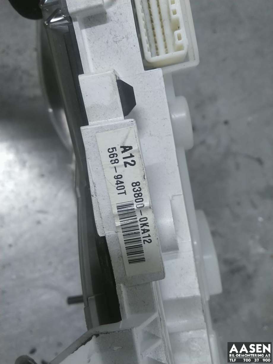 Instrumentpanel til Toyota Hilux 2006-2011 (838000KA12|)