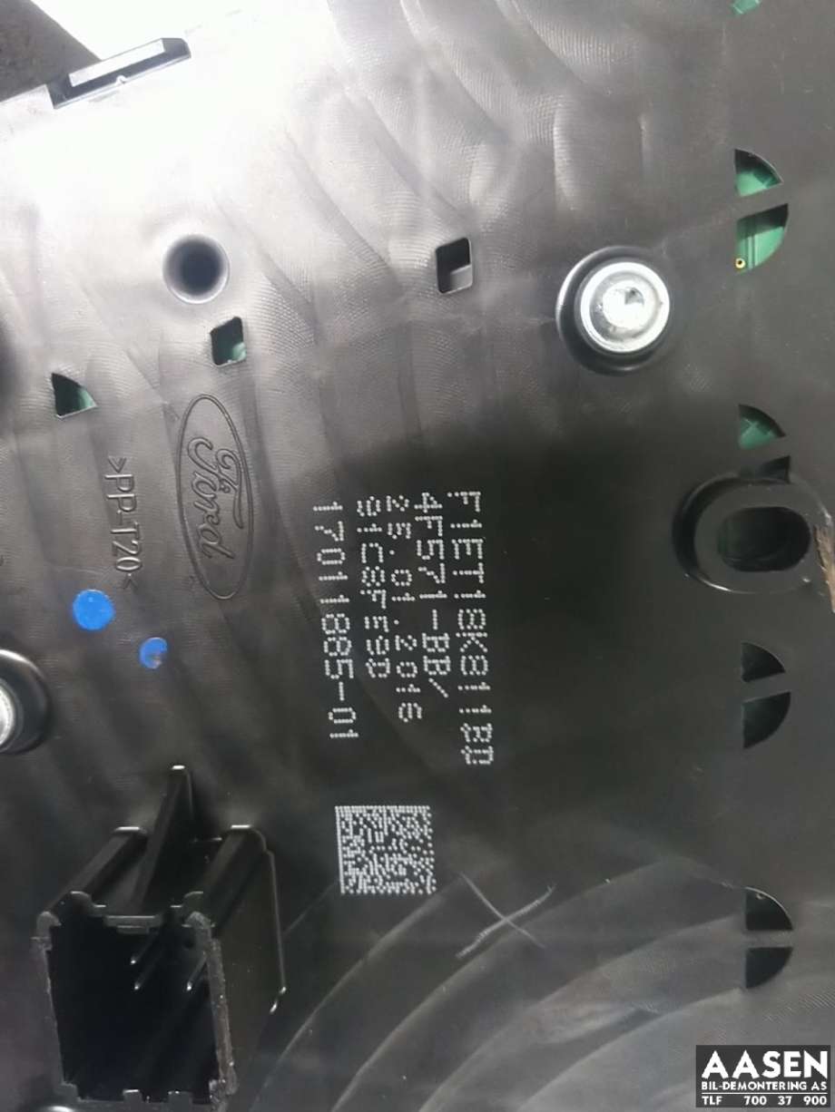 Bilstereo betjeningspanel til Ford Focus 2014-2018 (Type III, Fase 2)  