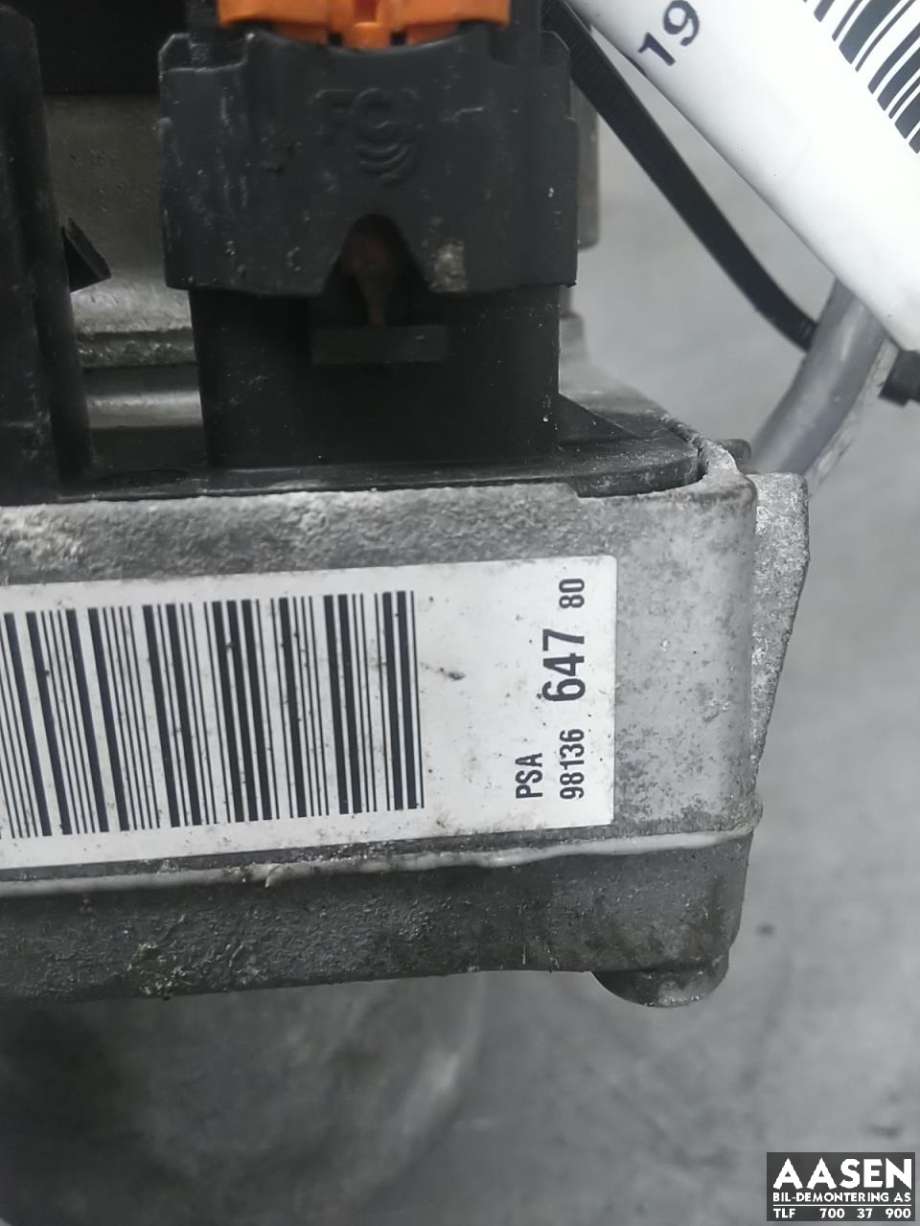 Servo pumpe elektrisk til Peugeot Partner 2015-2019 (Type II, Fase 2)  (16 133 618 80|16 808 946 80|)