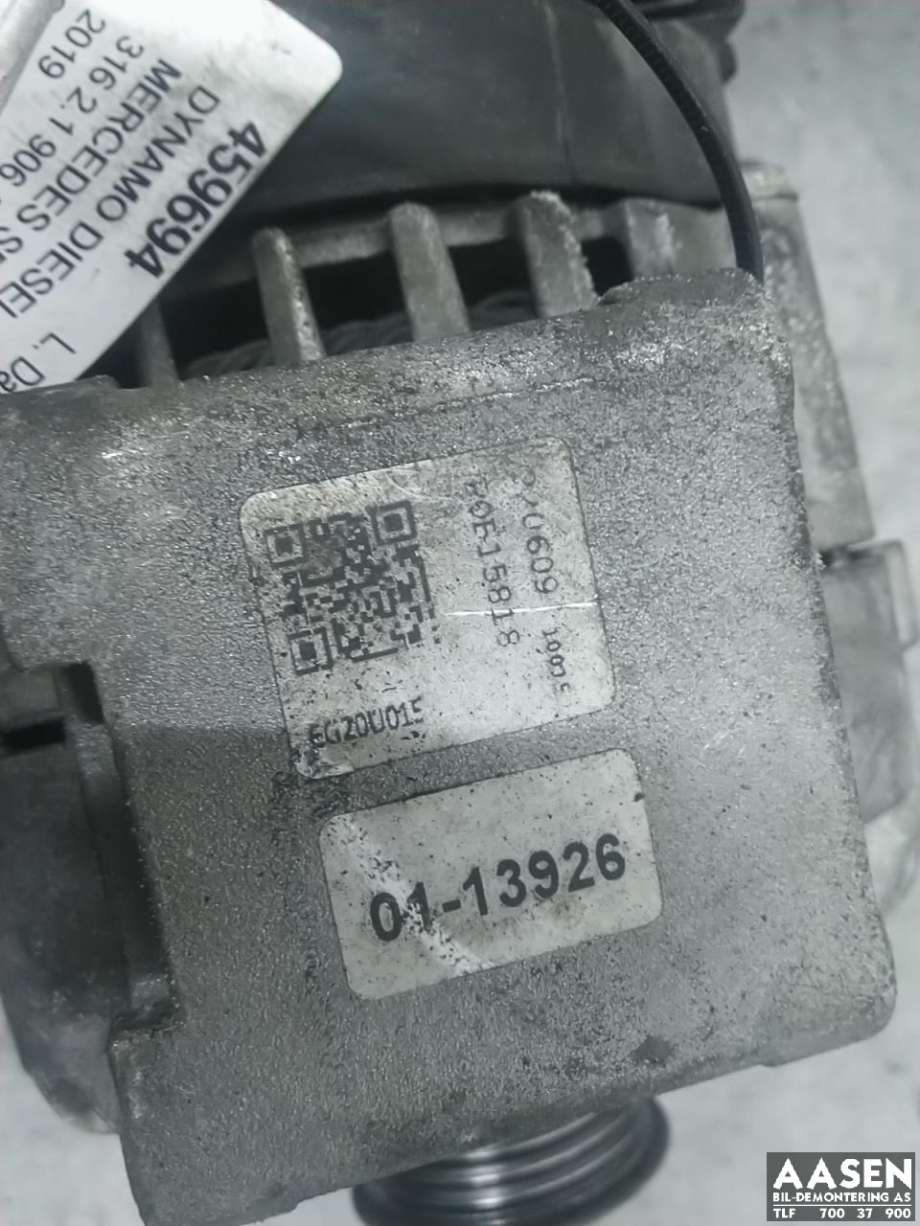 Dynamo diesel til Mercedes Sprinter 2018-->> (907/910) (907/910) (A 000 906 85 04|)