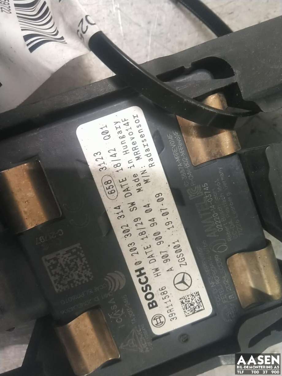 Sensor radar til Mercedes Sprinter 2018-->> (907/910) (907/910) (A 907 900 93 04|A 907 900 09 08|A 907 900 94 04)