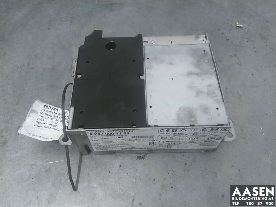 Bilstereo til Mercedes Sprinter, 2018-->> (907/910) (907/910) (A 247 900 71 09)