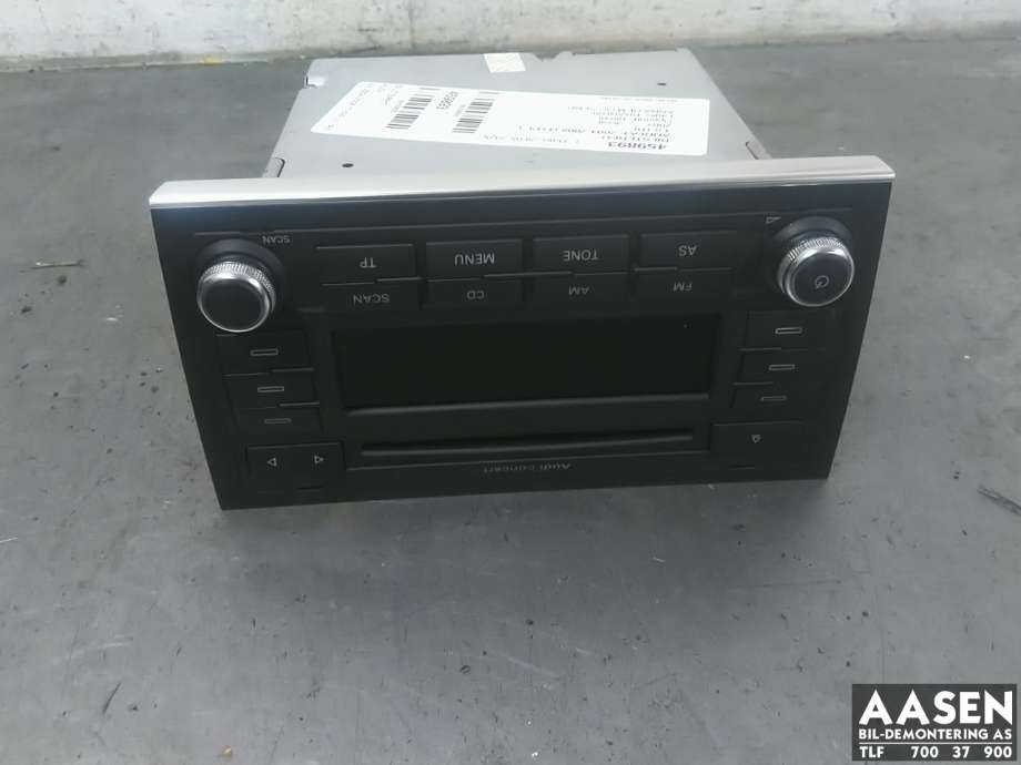 Bilstereo til Audi A4 2004-2008 (Type III) (B7) (B7) (8E0 057 185 KX|8E0 057 185 L|)