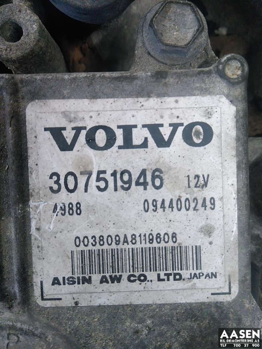 Girkasse 4WD hovedkasse til Volvo XC70 2008-2013 (Type II, Fase 1)  (31259365|36050884|)