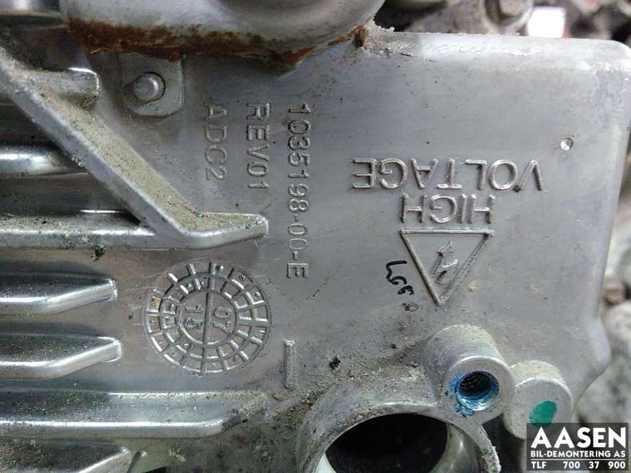 Motor elbil foran til Tesla Model S 2013-2016 (Fase 1)  (1035000-00-F|)