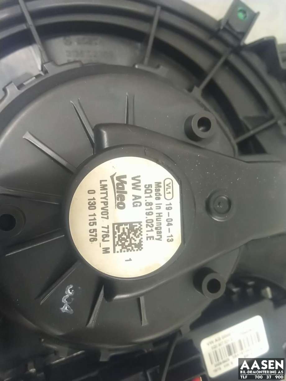 Varmeapparat motor til VW e-Golf 2017-2020 (Fase 2)  (5Q1 819 021 E|5Q1 819 021 H|)