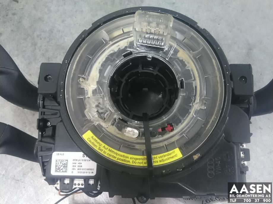 Airbag slepering til Audi A6, Allroad, 2015-2019 (Type III, Fase 2) (C7) (C7) (4H0 953 568 H)
