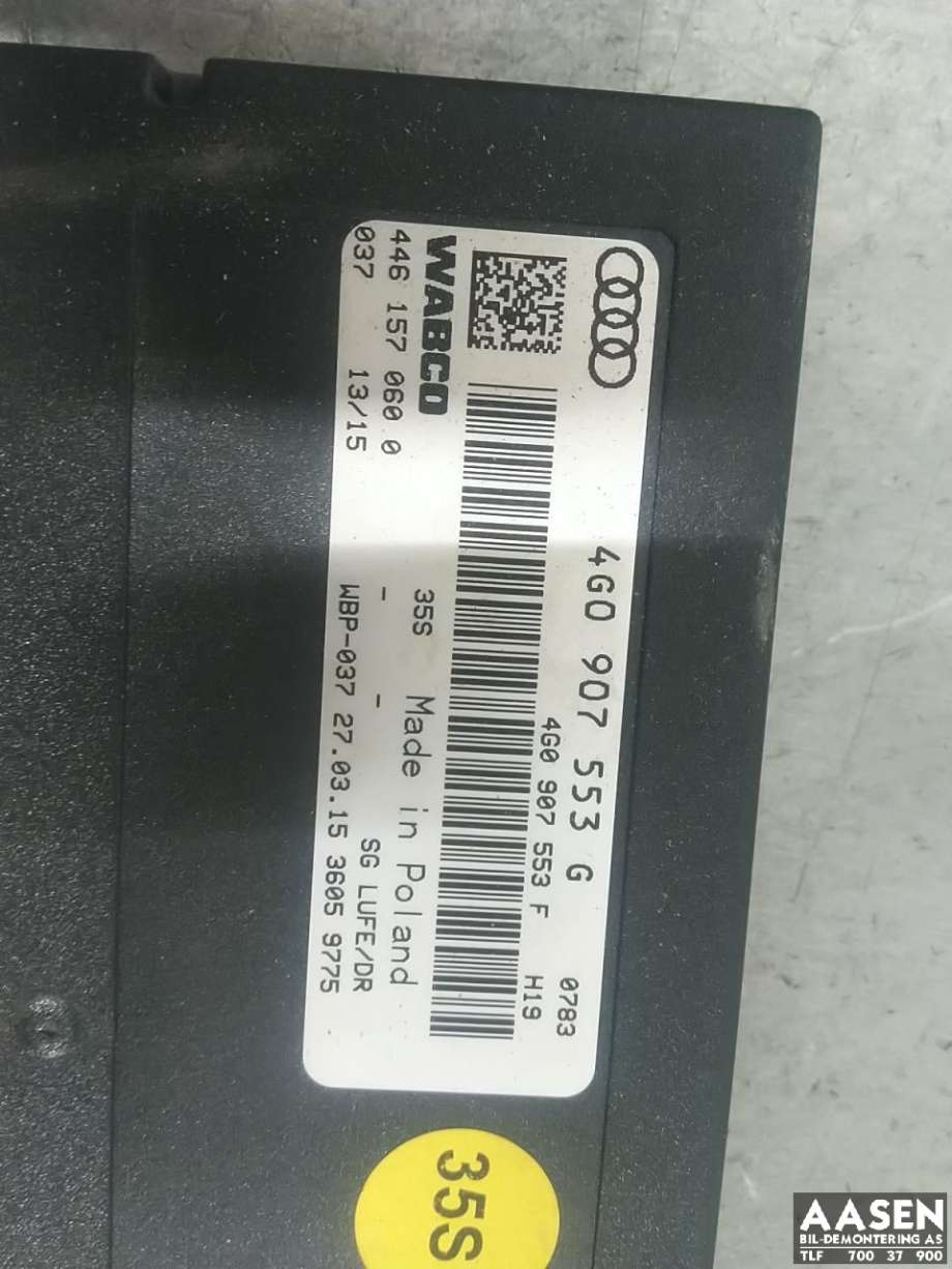Styreenhet nivå/luftfjæring til Audi A6, Allroad 2015-2019 (Type III, Fase 2) (C7) (C7) (4G0 907 553 G|)