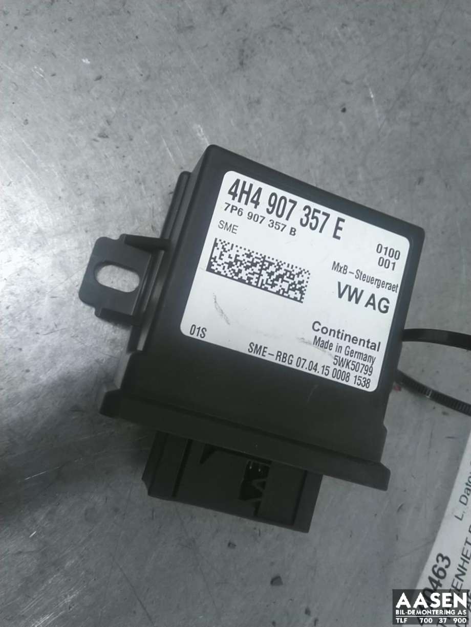 Styreenhet lys (LCM - Light Control Module) til Audi A6, Allroad, 2015-2019 (Type III, Fase 2) (C7) (C7) (4H4 907 357 E)