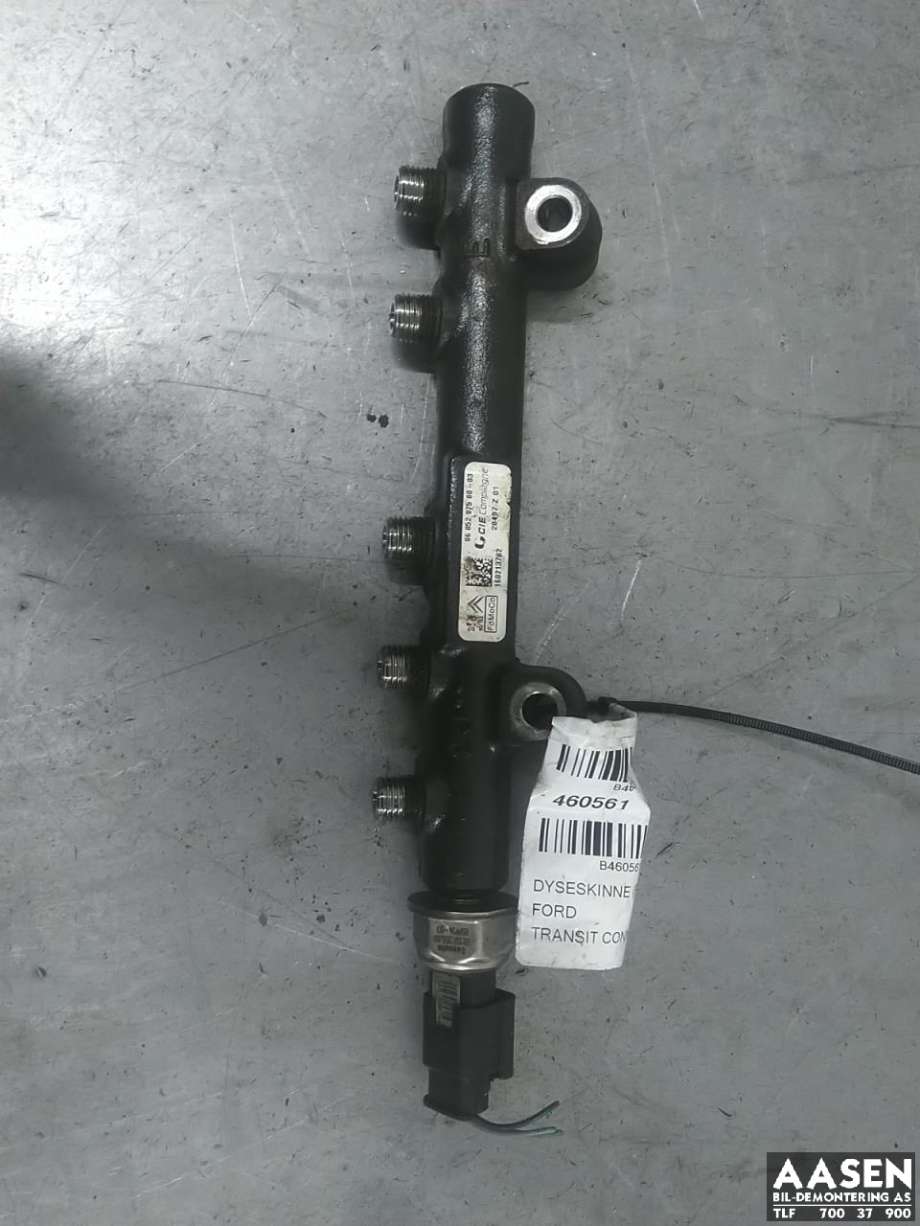 Dyseskinne (fuelrail) til Ford Transit Connect 2013-2018 Type II, Fase 1  (FOMOCO|1697684|96 852 975 80|31422169|AV6Q-9D280-B1A|)