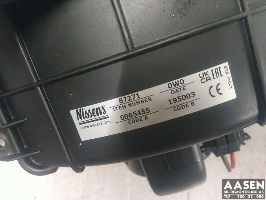 Varmeapparat motor til VW Transporter / Caravelle 2009-2015 (Fase 2) (T5) (T5) (7E1 820 021|)