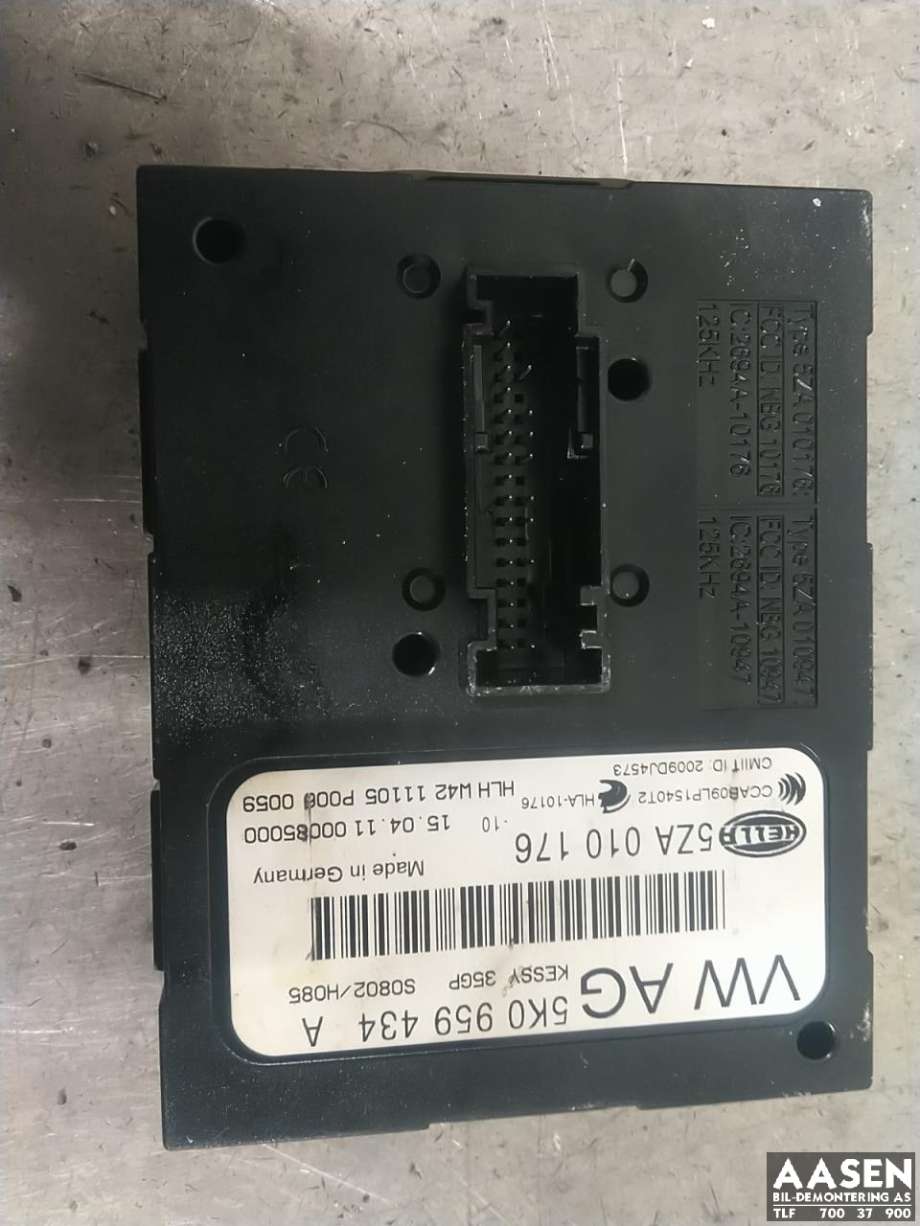 Styreenhet nøkkelfri/keyless til Škoda Superb 2008-2015 (Type II) (5K0 959 434 A|)