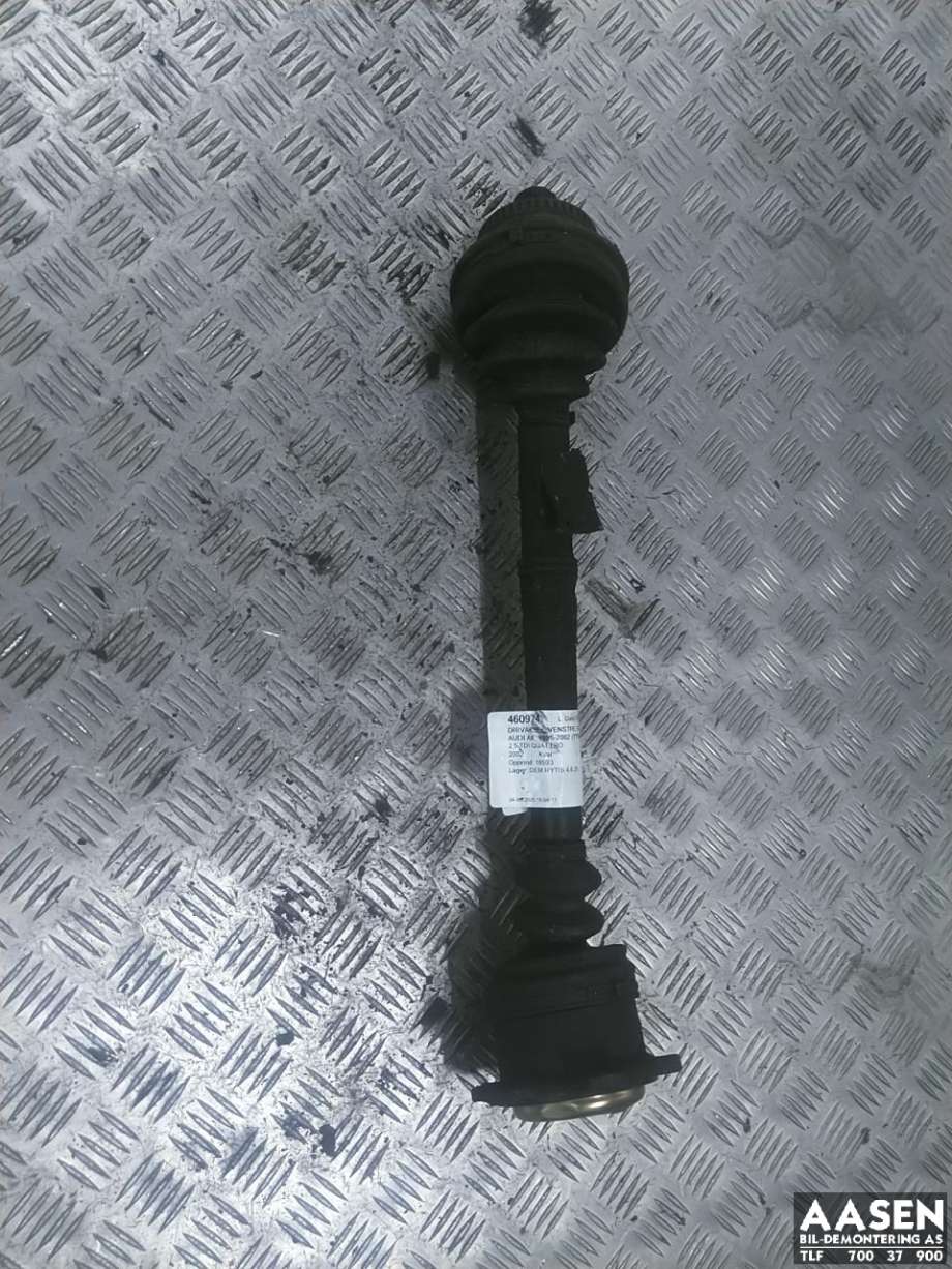 Drivaksel venstre foran, diesel/automat til Audi A8, 1995-2002 (Type I)  (4D0 407 271 S)