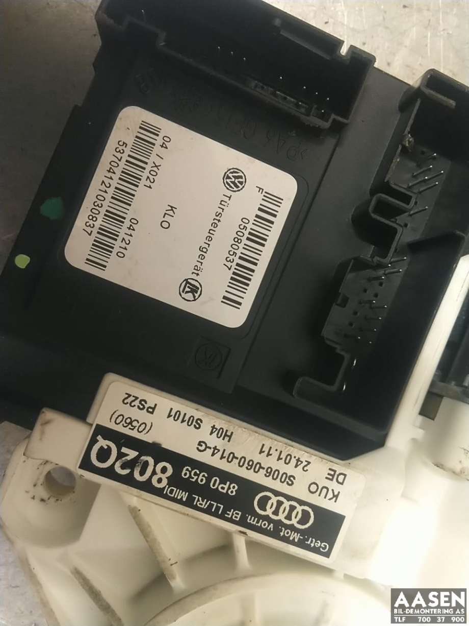 Ruteheis høyre foran til Audi A3 2009-2012 (Type II, Fase 2)