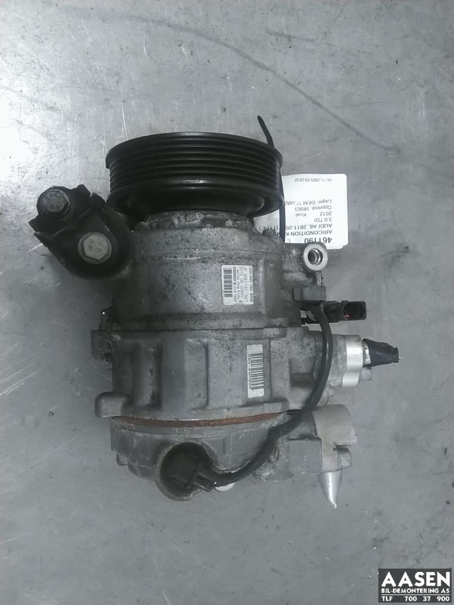 Aircondition kompressor til Audi A6, 2011-2014 (Type IV, Fase 1) (C7) (C7) (4G0 260 805 B)