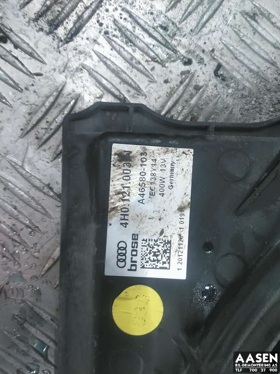 Kjølevifte elektrisk til Audi A6 2011-2014 (Type IV, Fase 1) (C7) (C7) (4H0 959 455 AD|4H0 959 455 AE|)