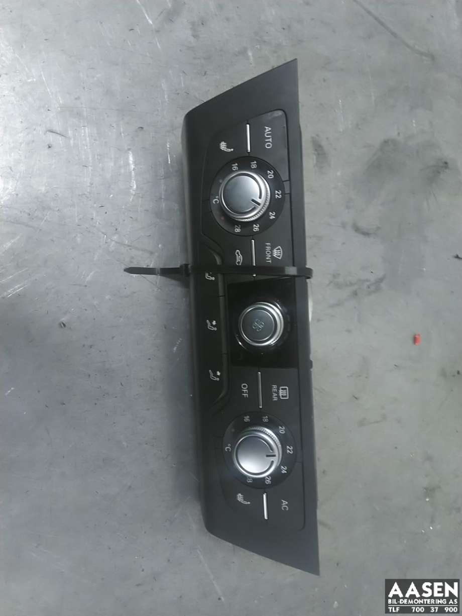 Varmeapparat betjening til Audi A6, 2011-2014 (Type IV, Fase 1) (C7) (C7) (4G0 820 043 AC)
