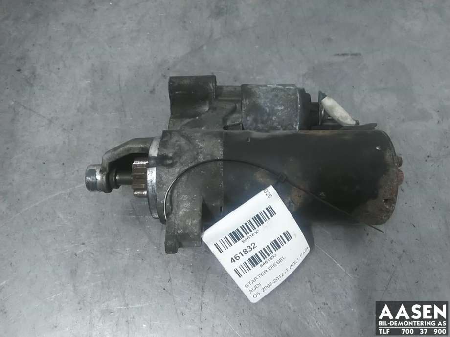 Starter diesel til Audi Q5 2008-2012 (Type I, Fase 1) (03L 911 021 C|03L 911 021 H|03L 911 021 CX)