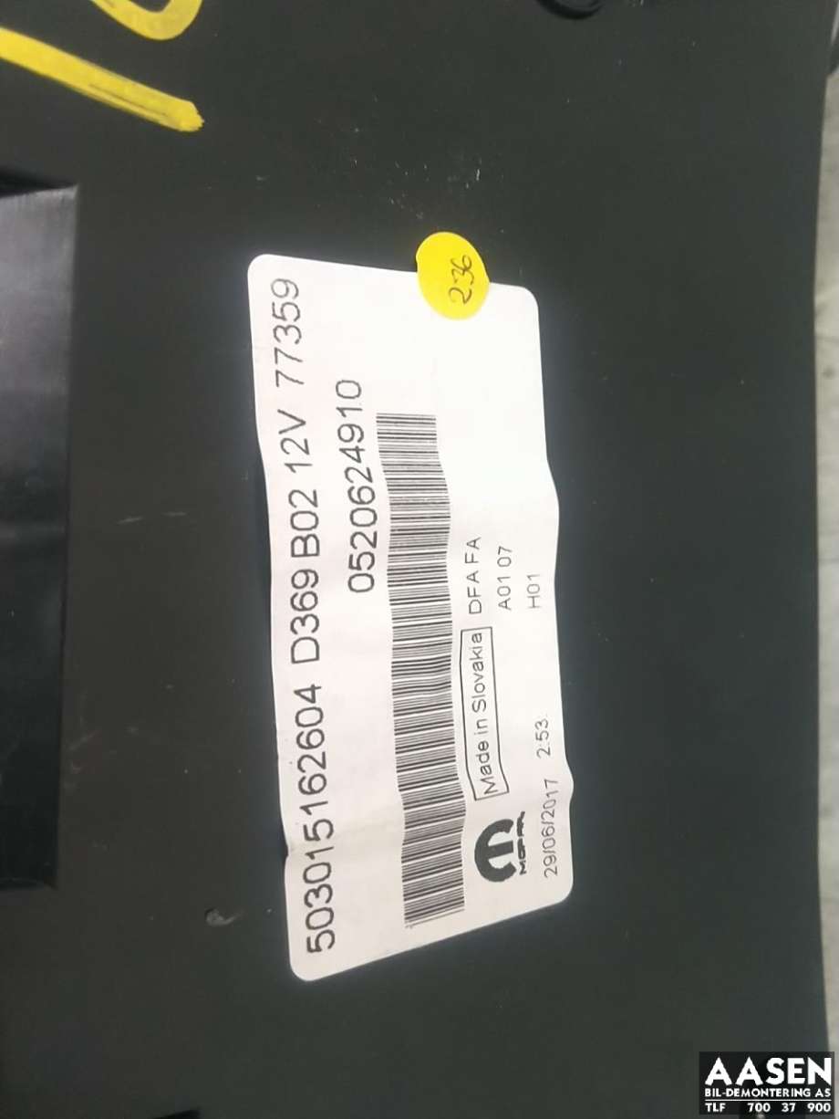 Instrumentpanel til Fiat Doblo 2010-->> (Type II)