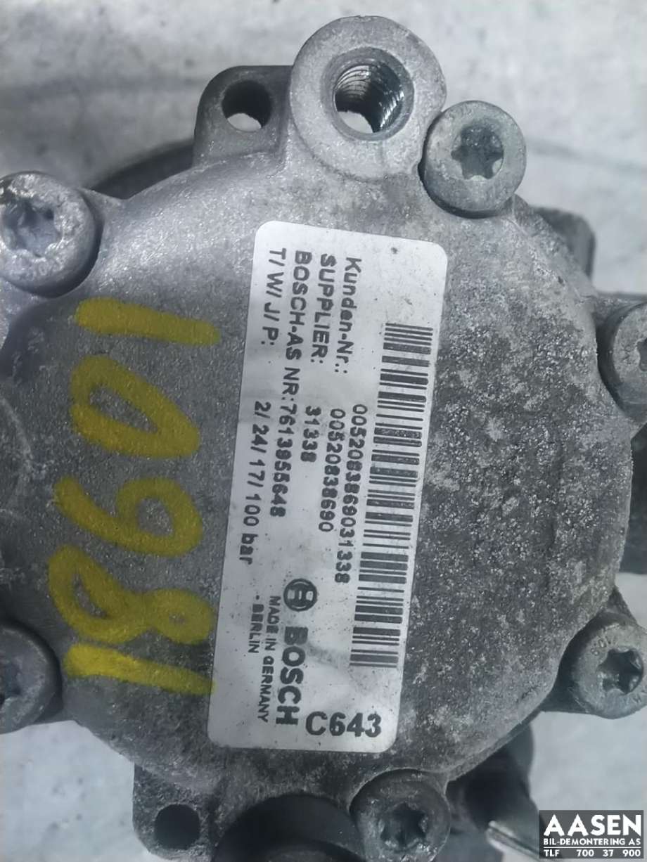 Servo pumpe mekanisk til Fiat Doblo 2010-->> (Type II)  