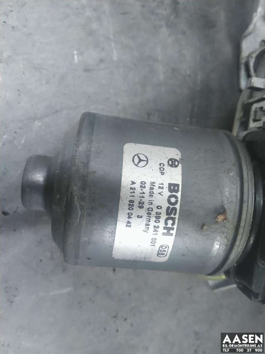Viskermotor frontrute komplett m/overføring til Mercedes E-Klasse 2002-2006 (Fase 1) (W211) (W211) 