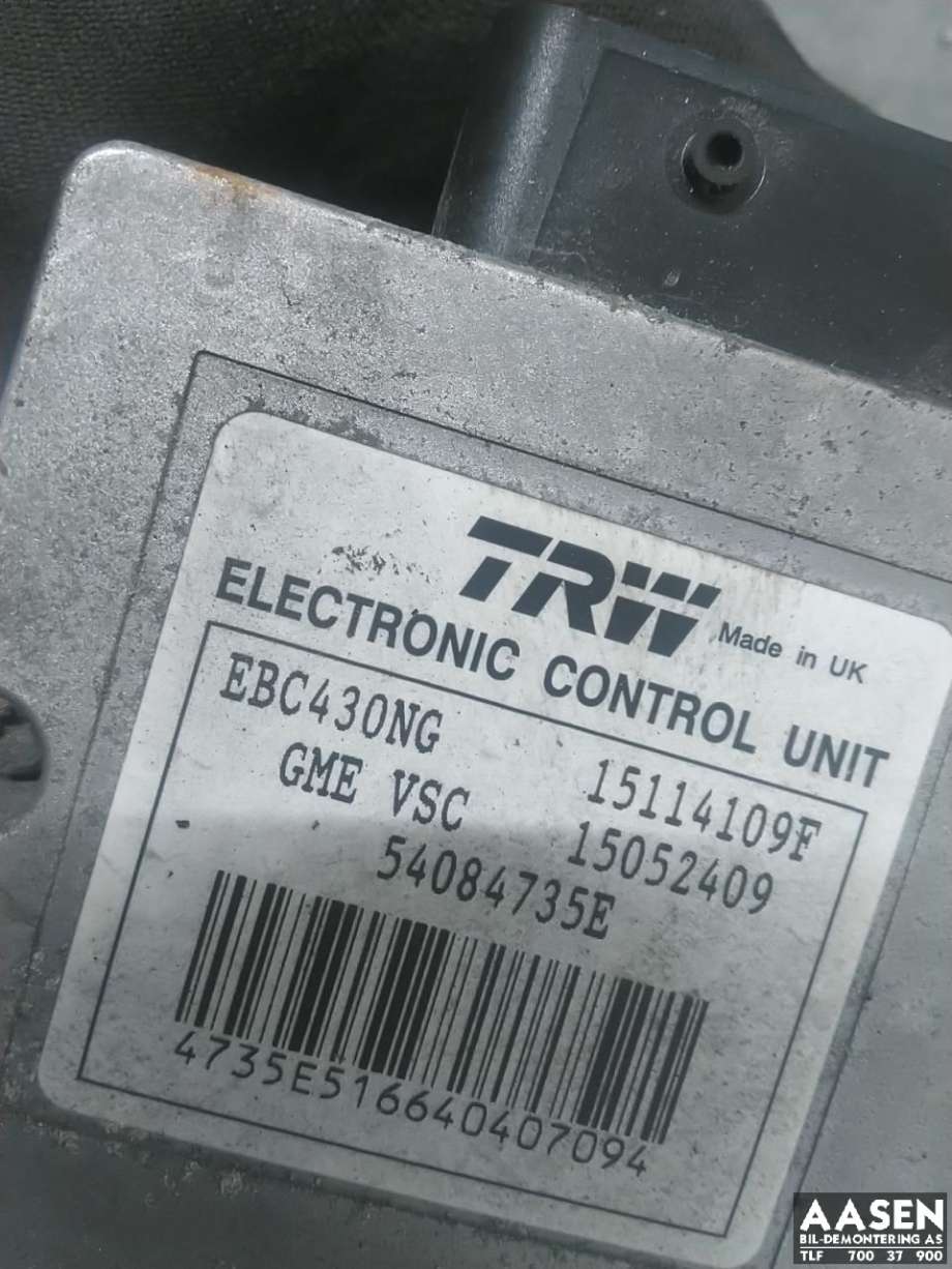 ABS sentral til Saab 9-3 2003-2007 (Type II, Fase 1)