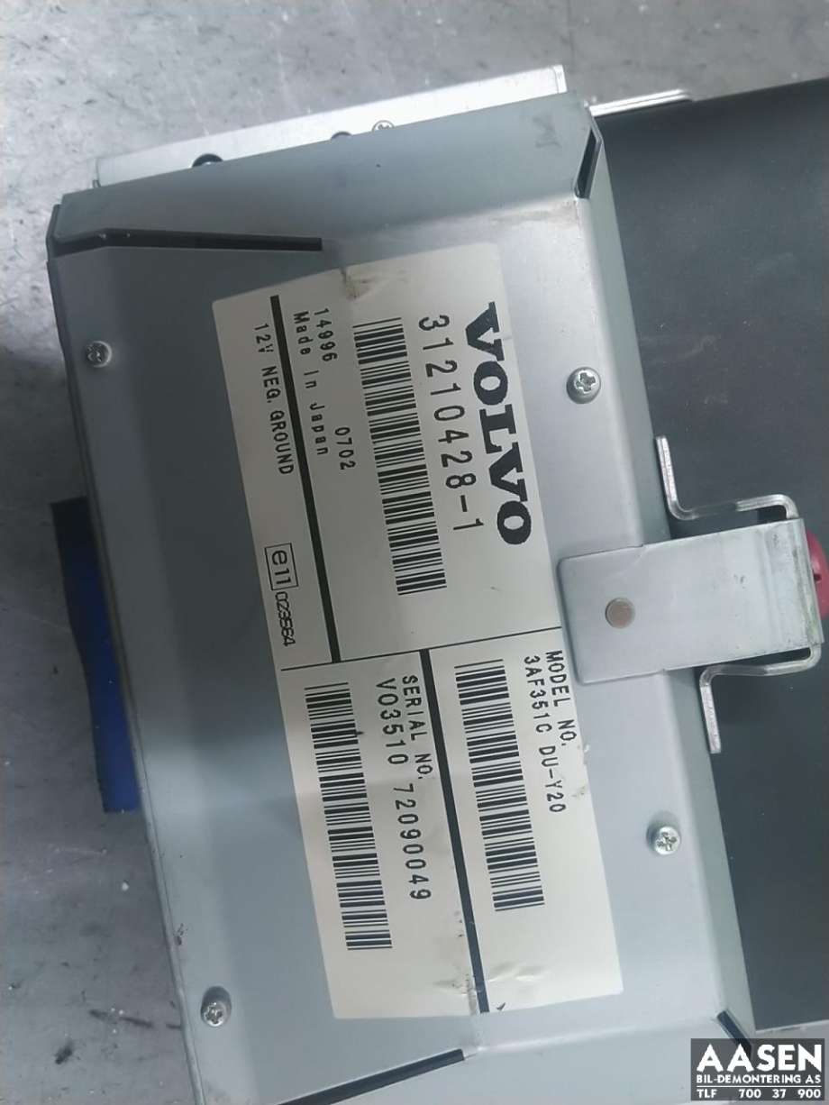 Bilstereo navigasjon spiller til Volvo S80 2006-2013 (Type II, Fase 1) (36000891|31210428|)