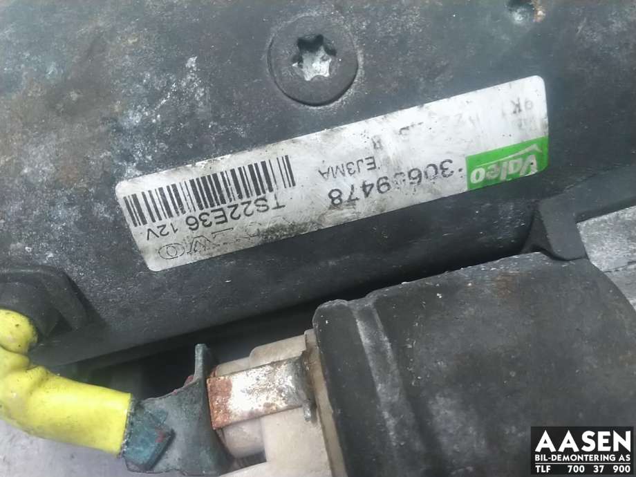 Starter diesel til Volvo V70 2007-2013 (Type III, Fase 1)  (36001519|31376637|30644957| 30659478)