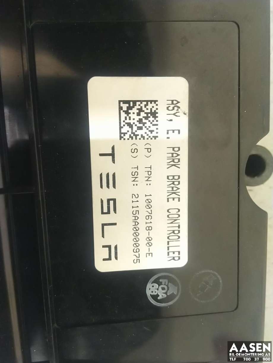 Styreenhet elektrisk parkbrems (EPB - Electric Parking Brake) til Tesla Model S 2013-2016 (Fase 1)  (1007618-00-E|)
