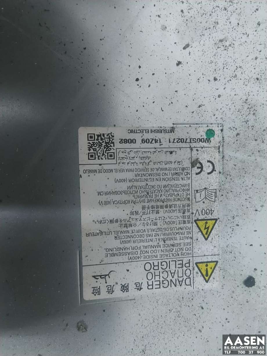 Batterilader (OBC - On Board Charger) til Mitsubishi Outlander 2012-2015 (Type III, Fase 1)  (9481A013|)