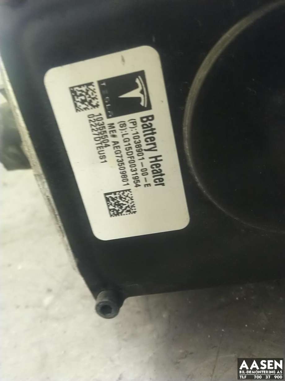 Batterivarmer/kjøl til Tesla Model S 2013-2016 (Fase 1) (1038901-00-E|)