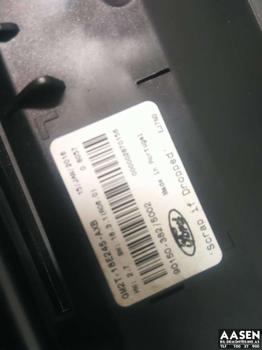 Varmeapparat betjening til Ford S-Max 2015-->> (Type II)  (2282540|)