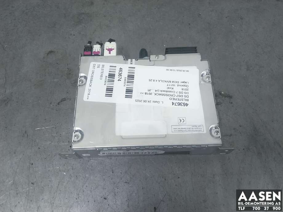 Bilstereo til DS DS7 Crossback, 2018-->> (98 256 961 80)