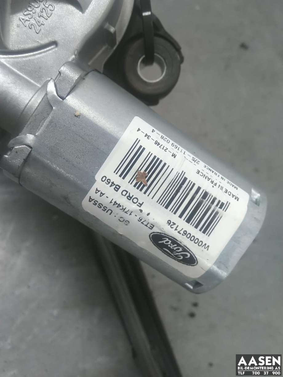 Viskermotor bakrute til Ford Transit Courier 2014-2018 (Type I, Fase 1)  