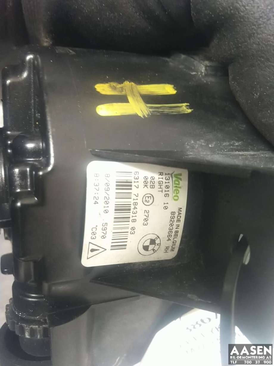 Tåkelykt høyre foran til BMW X5 2007-2013 (E70) (E70) (63 17 6 924 656|)
