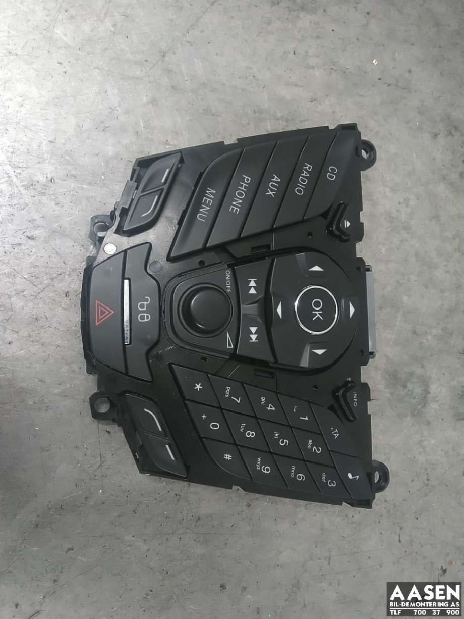 Bilstereo betjeningspanel til Ford Focus, 2011-2014 (Type III, Fase 1)  (1769525)