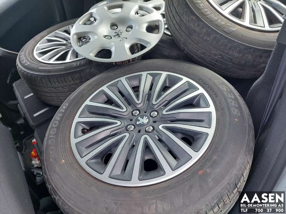 Felgsett stål til Peugeot 2008, 2013-2019 (Type I)  (N/F)